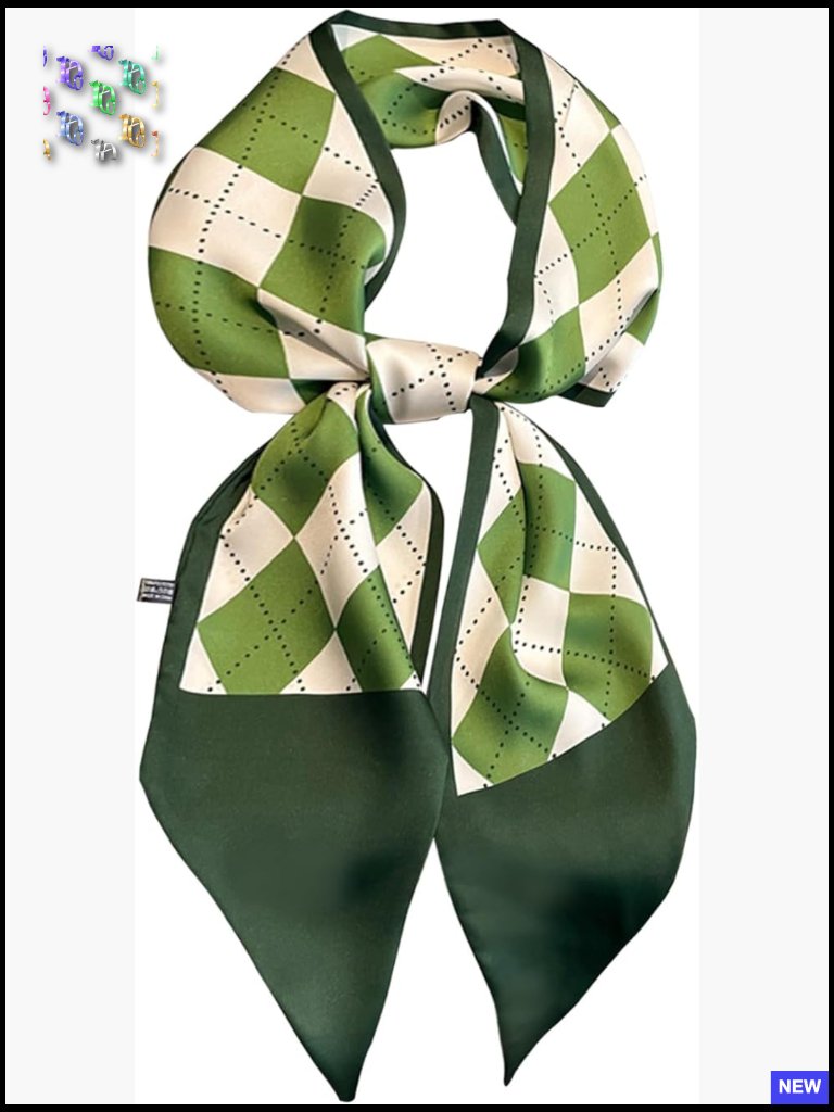 Square Satin Scarf Fashion Bandana For Hair Bag Neck Gift Women